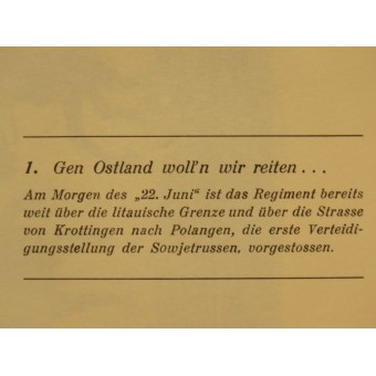 Gen Ostland woll'n wir reiten..., 22. June 1941